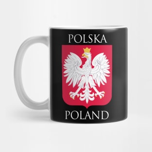 Vintage Style Poland Polish Eagle Flag Mug